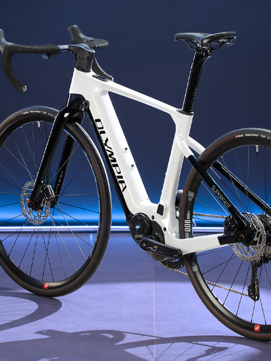 La nuova versione dell'Olympia Superfaster che parteciperà al Giro-E Enel