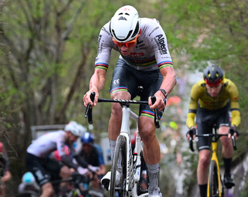 Giro delle Fiandre 2024, Koppenberg, Mathieu Van der Poel, Matteo Jorgenson
