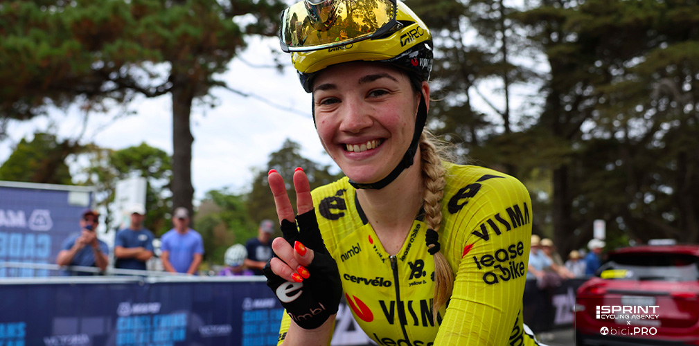 Martina Fidanza, passata dallo scorso anno alla Visma-Lese a Bike, ha raccontato di ricorrere al doppio allenamento