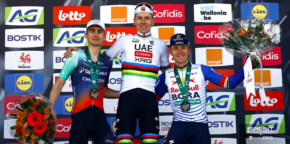 I tre più attesi sul podio della Liegi: Pogacar, Seixas ed Evenepoel, tre storie molto diverse