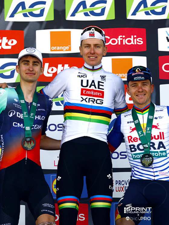 I tre più attesi sul podio della Liegi: Pogacar, Seixas ed Evenepoel, tre storie molto diverse