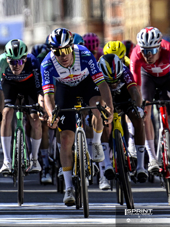 Evenepoel ha conquistato il terzo posto regolando in volata il gruppo inseguitore