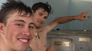 Parigi-Roubaix U23 2016, Seid Lizde, FIlippo Ganna (foto Team Colpack)