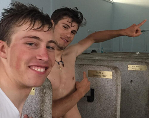 Parigi-Roubaix U23 2016, Seid Lizde, FIlippo Ganna (foto Team Colpack)