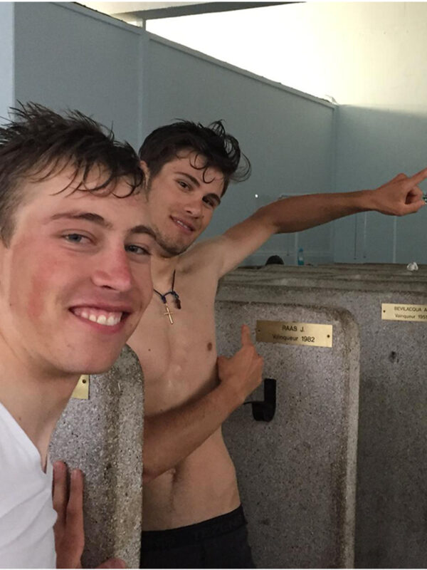 Parigi-Roubaix U23 2016, Seid Lizde, FIlippo Ganna (foto Team Colpack)