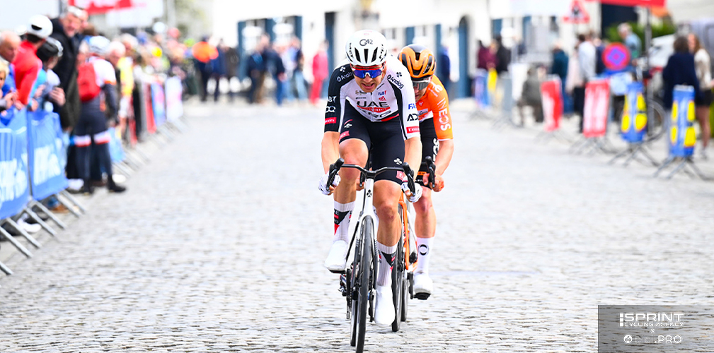 Con il terzo posto alla Omloop Nieuwsblad e ad Harelbeke, Vermeersch è l'uomo più in forma della UAE