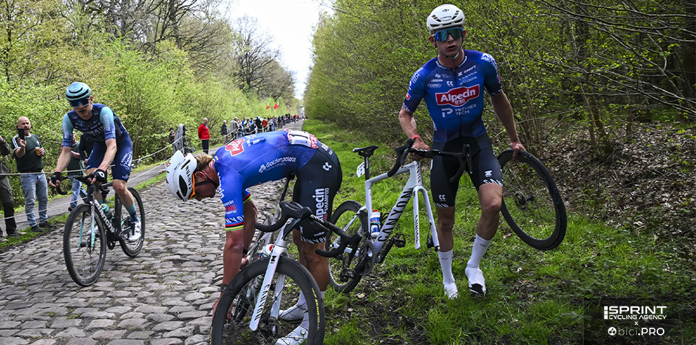 Van der Poel ha perso la Roubaix perché nell'Arenberg non ha ricevuto una bici con i pedali uguali ai suoi
