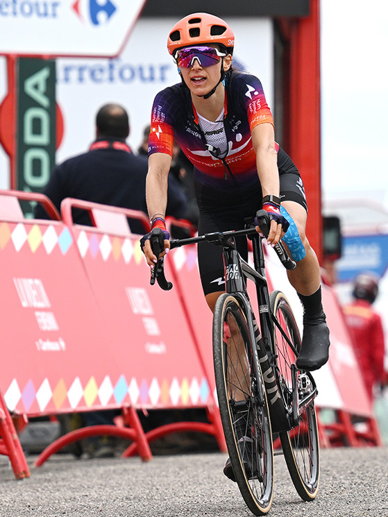 In cima all'Angliru la Malcotti ha colto un bel 9° posto, bissato nella classifica finale della Vuelta (foto Getty Images)