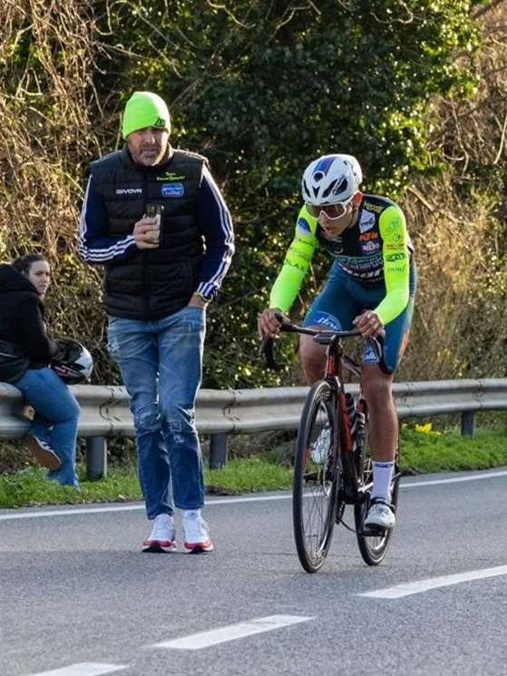 L'umbro, qui con il suo ex diesse Luca Scinto, ritiene che un percorso pesante sia più gestibile nella classica toscana