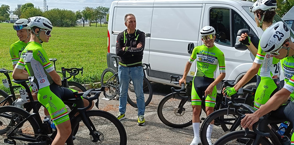 Claudio Biasi conosce la categoria juniores dal '94 e riesce a seguire i suoi ragazzi in ogni allenamento (foto CS Spercenigo)