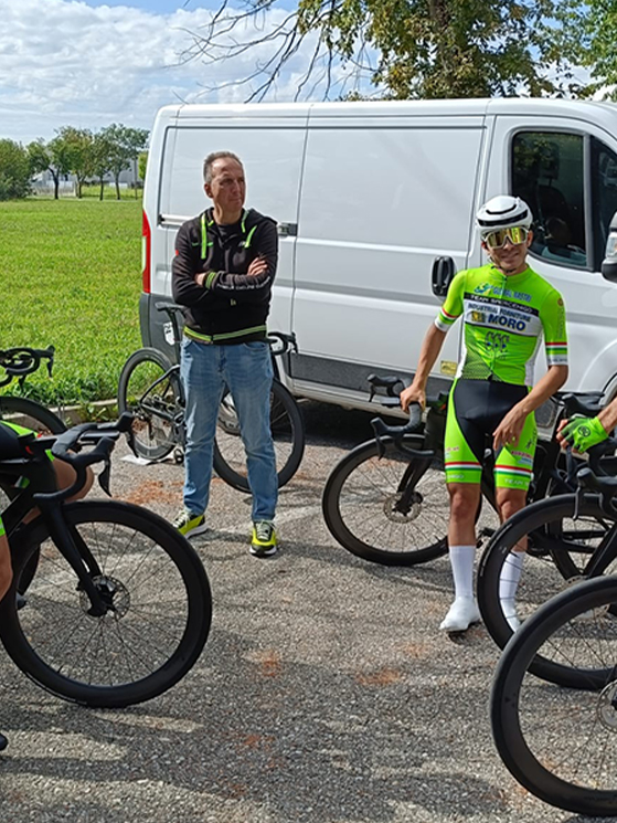 Claudio Biasi conosce la categoria juniores dal '94 e riesce a seguire i suoi ragazzi in ogni allenamento (foto CS Spercenigo)