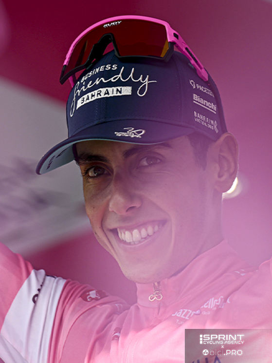 Eulalio ha difeso la maglia rosa, sprintando anche per i 6" del Chilometro Red Bull