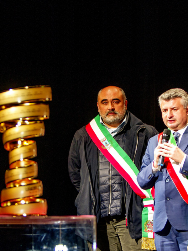 Giro d'Italia 2026, Trofeo Senza Fine, Stefano Soldan sindaco di Pieve di Soligo