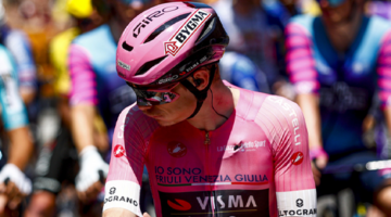 Jonas Vingegaard, Giro d'Italia 2026, maglia rosa, partenza da Voghera