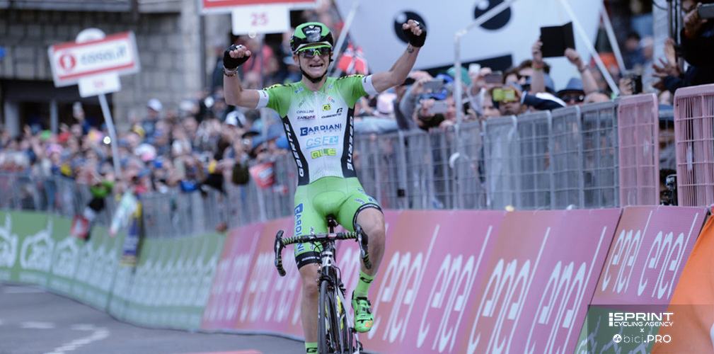 Il 17 maggio 2016, Giulio Ciccone vince a Sestola la sua prima corsa da pro'. Non sarebbe male ripetersi dopo 10 anni
