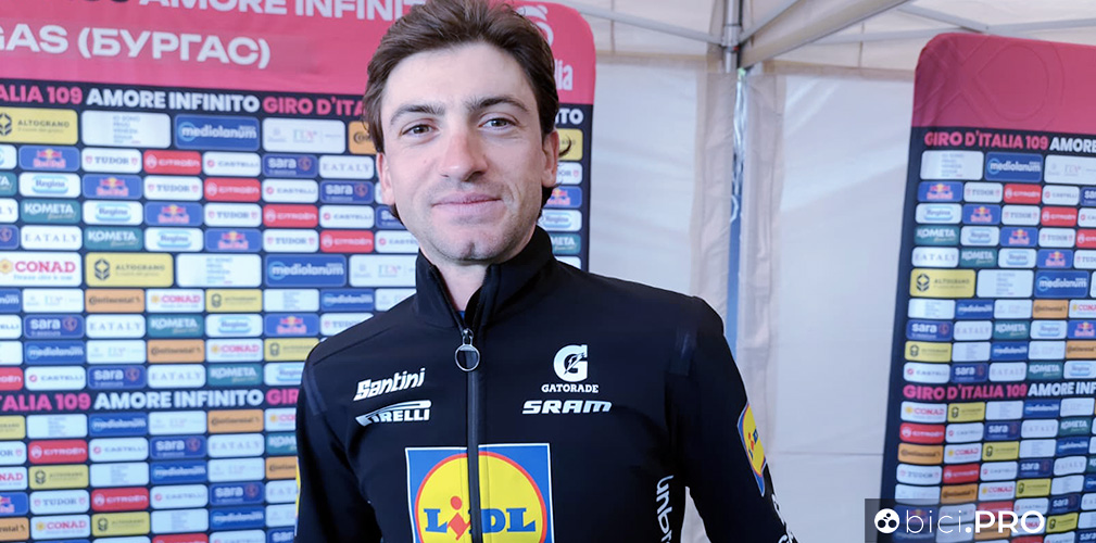Giulio Ciccone (classe 1994) si appresta ad affrontare il suo nono Giro d'Italia