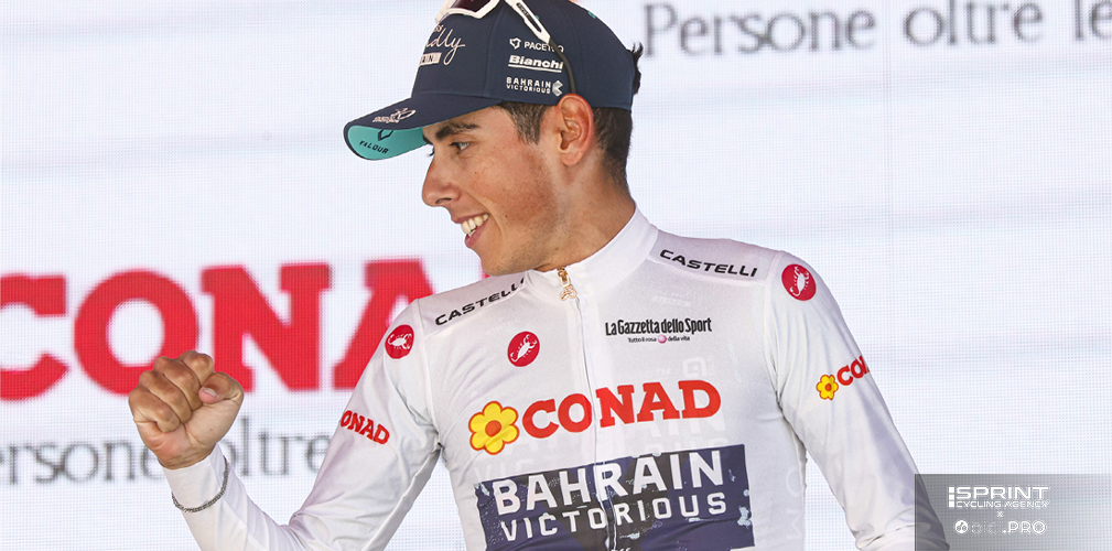Afonso Eulalio, Giro d'Italia 2026, Bahrain Victorious, maglia bianca, Aosta-Pila
