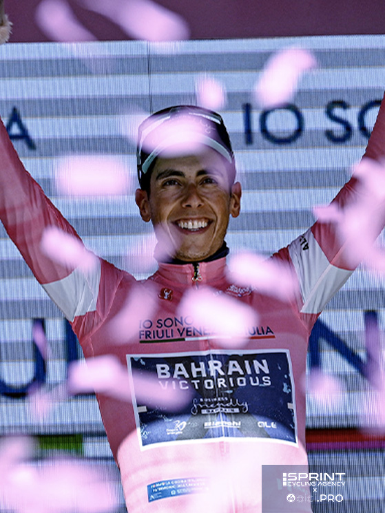 Intanto Eulalio, che ci ha provato nel finale, vuol tenere la maglia rosa il più possibile