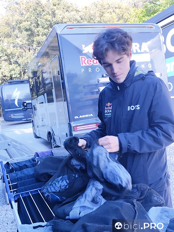 Giovanni Aleotti (classe 1999) è alla sesta stagione con il gruppo Red Bull-Bora