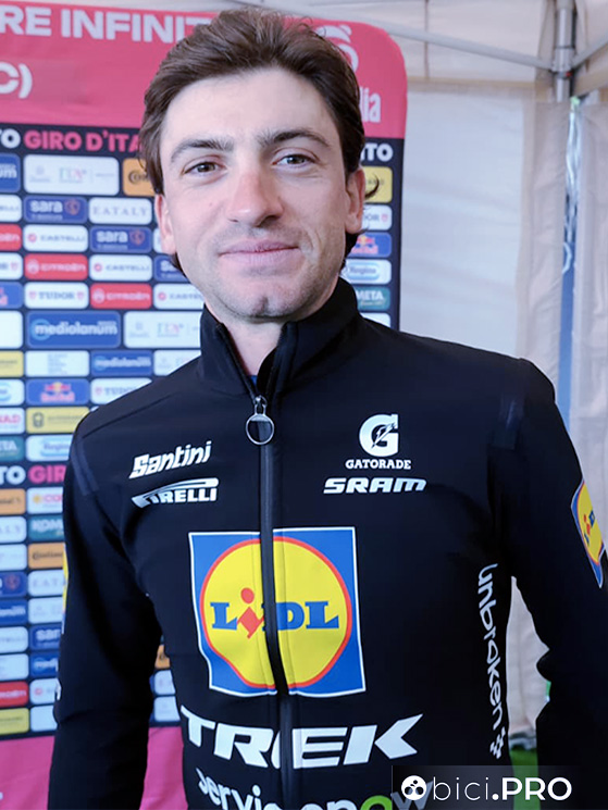 Giulio Ciccone (classe 1994) si appresta ad affrontare il suo nono Giro d'Italia