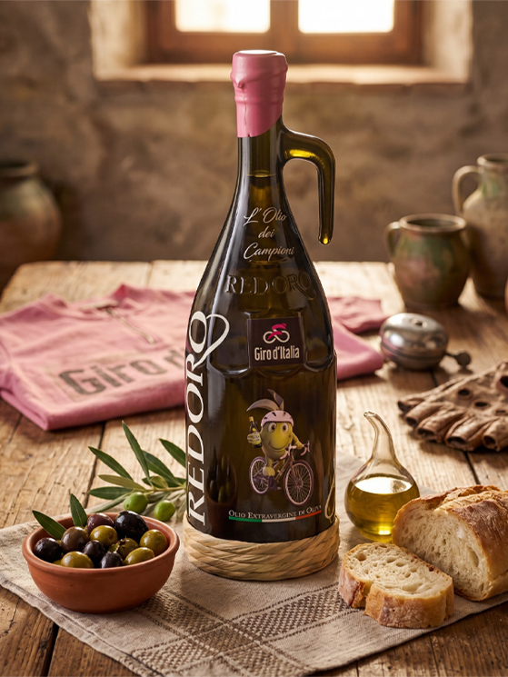 Redoro, olio extravergine d'oliva, Giro d'Italia 2026, partnership, Prodotto Ufficiale
