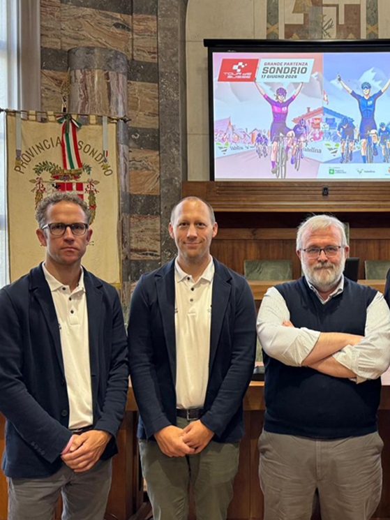 Presentazione del Tour de Suisse, grande partenza a Sondrio, 2026