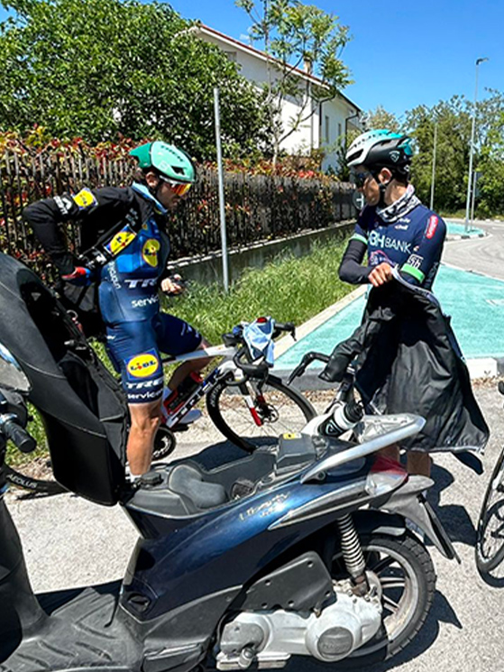 Ciccone e Masciarelli si allenano insieme ogni volta che Giulio si trova a passare dall'Abruzzo