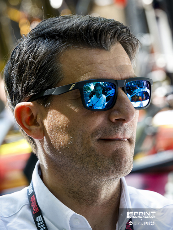 Luca Guercilena è il manager della Lidl-Trek: la squadra nata grazie a lui nel 2011 con il nome di Leopard Trek