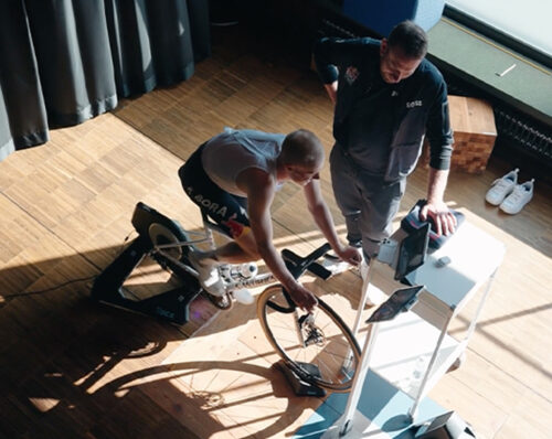 Athlete Performance Center Red Bull, Salisburgo, riabilitazione Maxim Van Gils (immagine Red Bull)