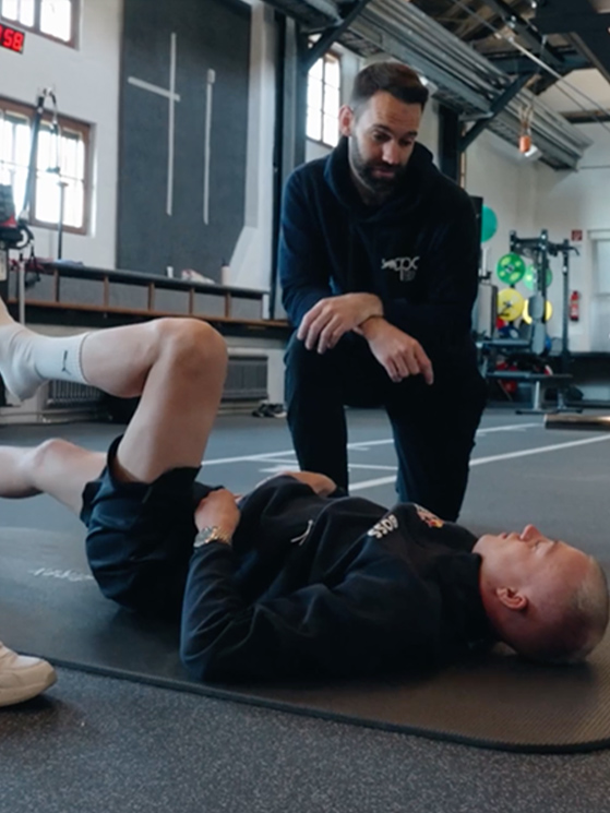 Importante ricreare l'equilibrio nel corpo dell'infortunato perché la ripresa non sia dannosa (immagine Red Bull)