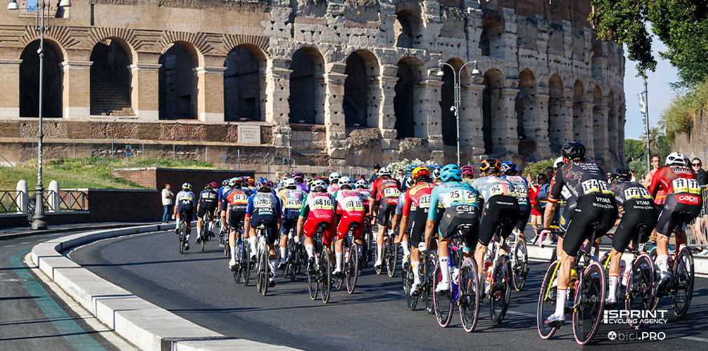 Il Giro a Roma è stato la consueta immersione nella bellezza della città più bella del mondo
