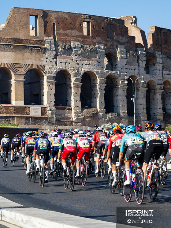 Il Giro a Roma è stato la consueta immersione nella bellezza della città più bella del mondo