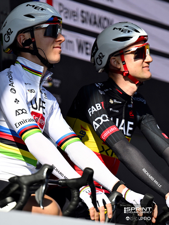 La Liegi è stata la prima corsa 2026 di Wellens con Pogacar: ora li attendono l'altura e poi Svizzera e Tour
