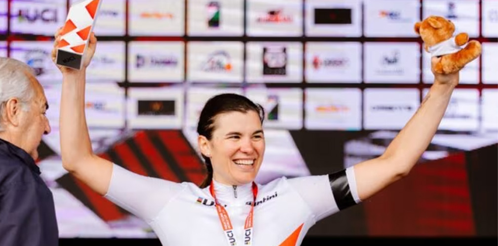 Claudia Cretti, vincitrice della classifica generale nella sua categoria al pari di Mirko Testa e Andrea Biancalani
