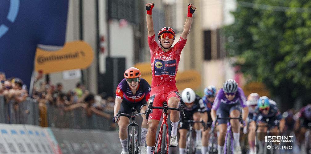 Grazie alla vittoria di Brescello, ora Balsamo ha 93 punti di vantaggio su Gillespie per la maglia rossa