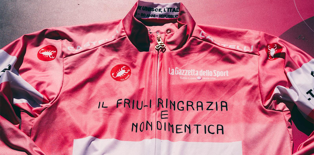 Maglia Rosa tappa Gemona-Piancavallo