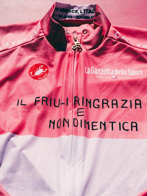 Maglia Rosa tappa Gemona-Piancavallo