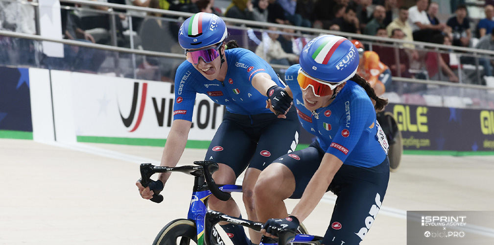 Venturelli e Balsamo su pista agli ultimi europei. Ora Federica è concentrata sulla strada