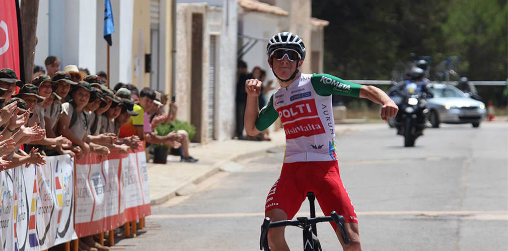 Martinez Groset con la maglia del Team Polti, lo scorso anno militava nella sua sezione iberica