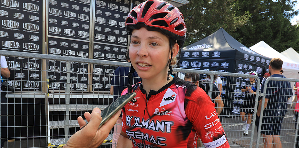 Pegolo è al primo anno da elite e al suo primo Giro Women. Sta facendo una grande annata finora (foto Ossola)