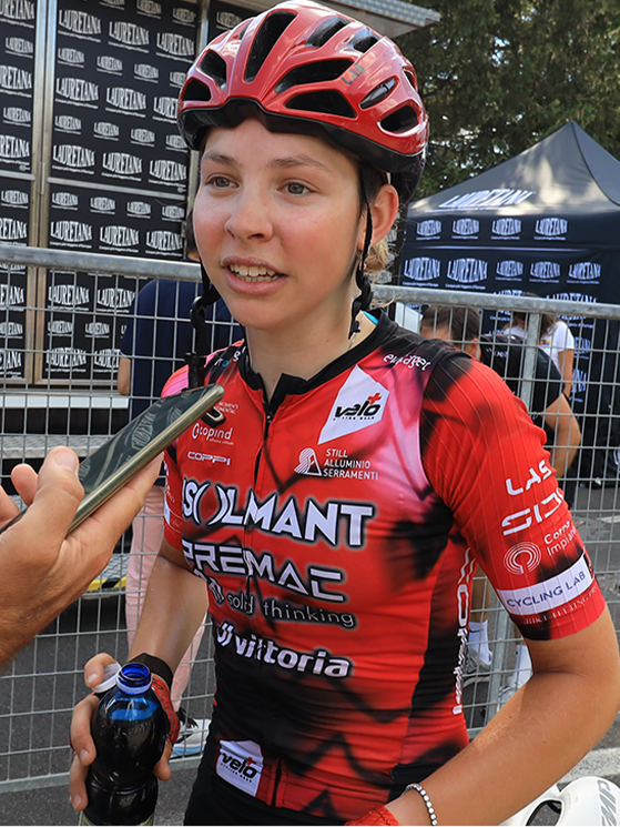 Pegolo è al primo anno da elite e al suo primo Giro Women. Sta facendo una grande annata finora (foto Ossola)