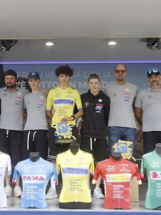 Il team premiato al Giro del Friuli. Per Dalle Vedove, Pezzo Rosola può arrivare davvero lontano, crescendo con calma