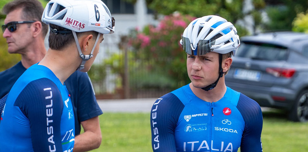 Fedrizzi era il leader della squadra azzurra. Per lui vittoria di tappa e terzo posto finale (foto Girobar_cycling)