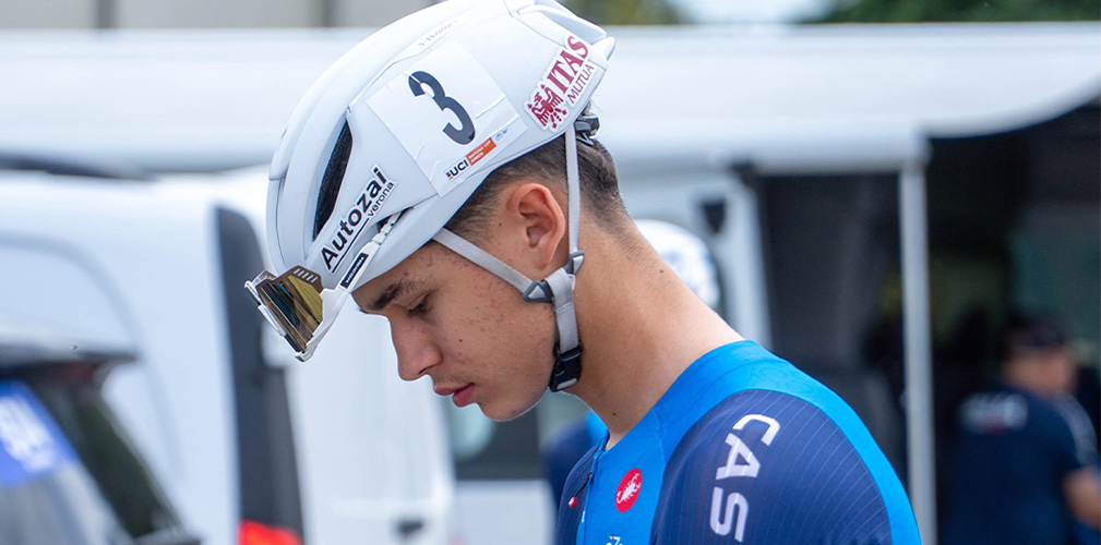 Thomas Mariotto, junior tra i più in forma del momento, 2° ieri al Trofeo Dorigo (foto Girobar_cycling)