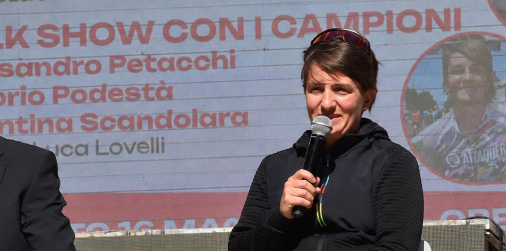 Valentina Scandolara è al suo primo anno come direttore sportivo del team UCI, impegno che abbina a molti altri