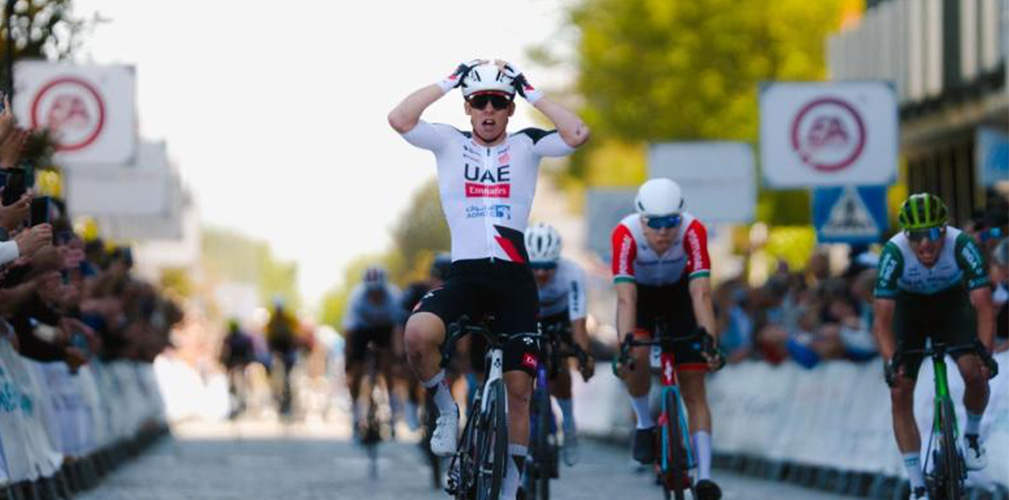 Lo sprint della rinascita a Espinho, battendo Roca (ESP) e Martins (POR, foto Rodrigues)