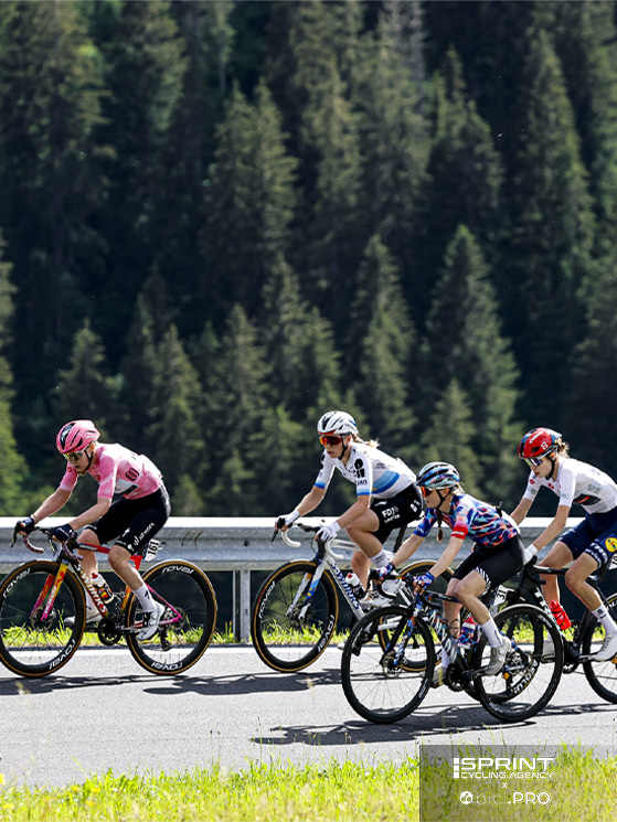 Van der Breggen, Vollering, Niedermaier e Holmgren sono state protagoniste in Cadore e ora sono nell'ordine della generale