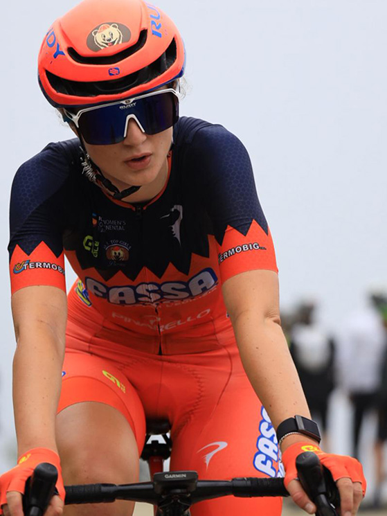 Zambelli è cresciuta tanto. Al Giro Women ha conquistato tre top 10 su quattro arrivi in volata (foto Ossola)