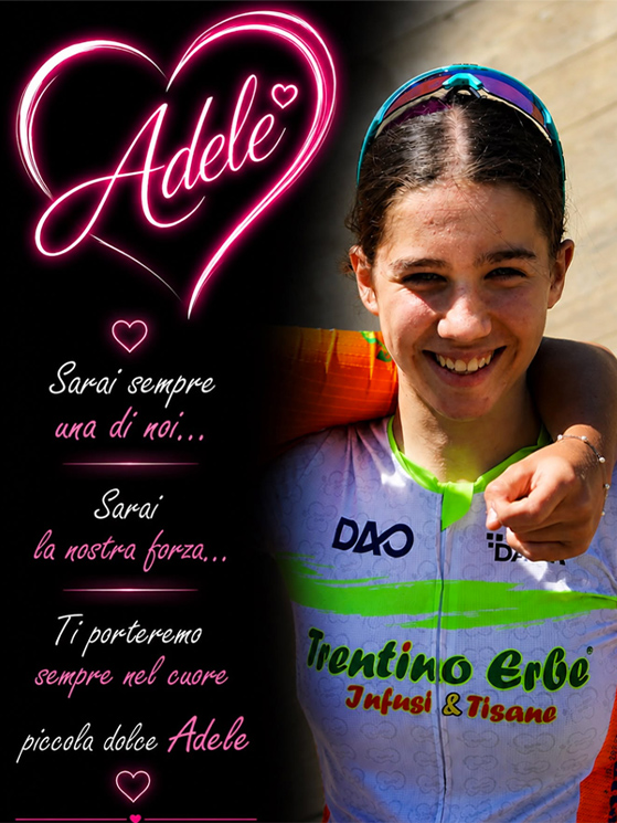 Adele Cobelli aveva 14 anni e correva fra gli allievi in MTB nella ASD Bike Movement Trentino Erbe