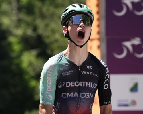 Giro Next Gen 2026, Aubin Sparfel, vittoria, Piana delle Mele, Decathlon CMA CGM (foto La Presse)